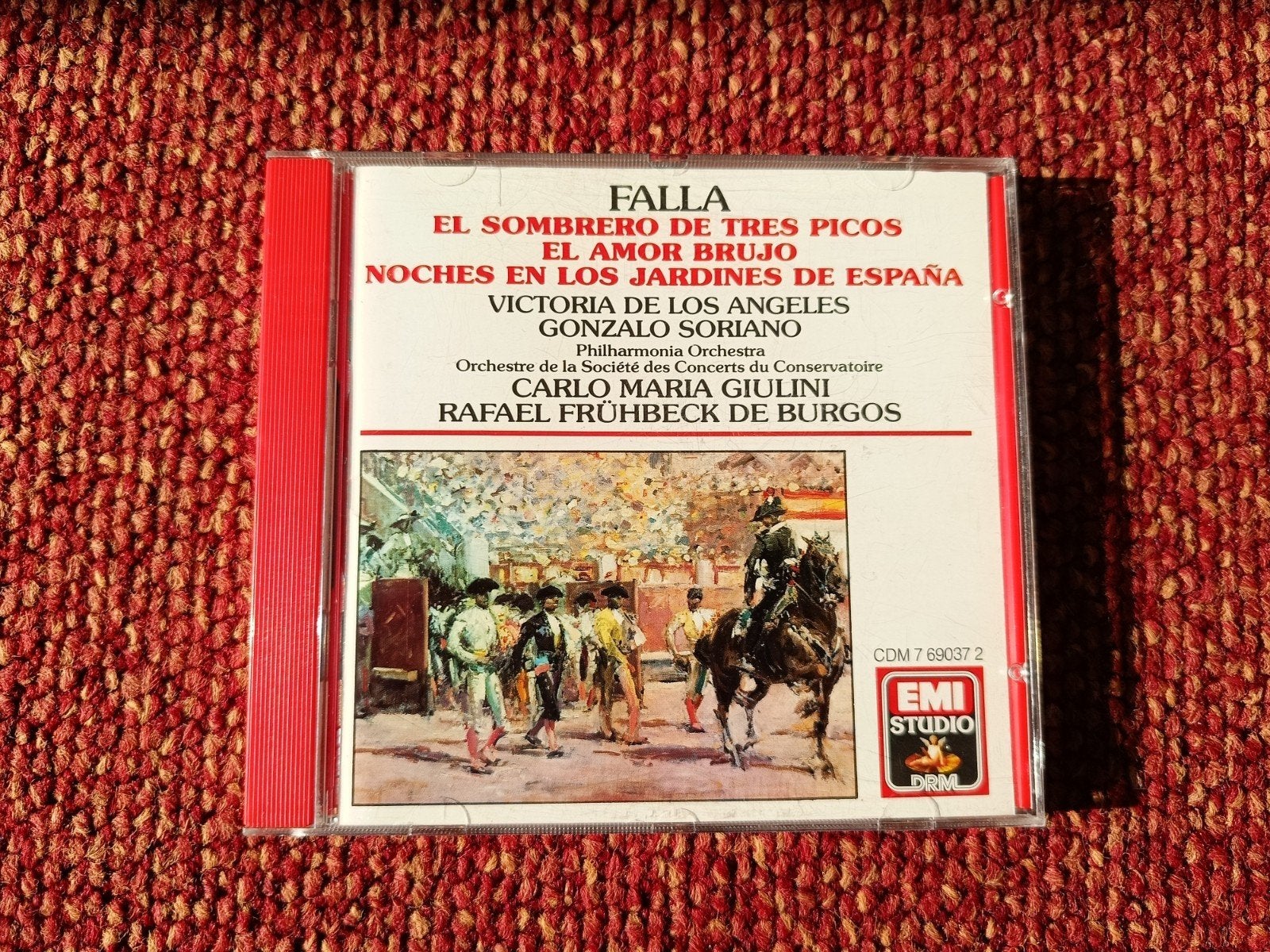 Falla - Victoria de los Angeles - Philharmonia Orchestra, Ophalen of Verzenden, Modernisme tot heden, Gebruikt, Orkest of Ballet