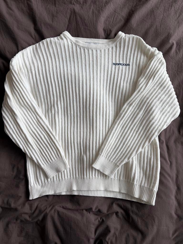 Suspicious Antwerp trui heren - Maat L - Ongedragen, Kleding | Heren, Verzenden, Zo goed als nieuw, Maat 52/54 (L), Wit