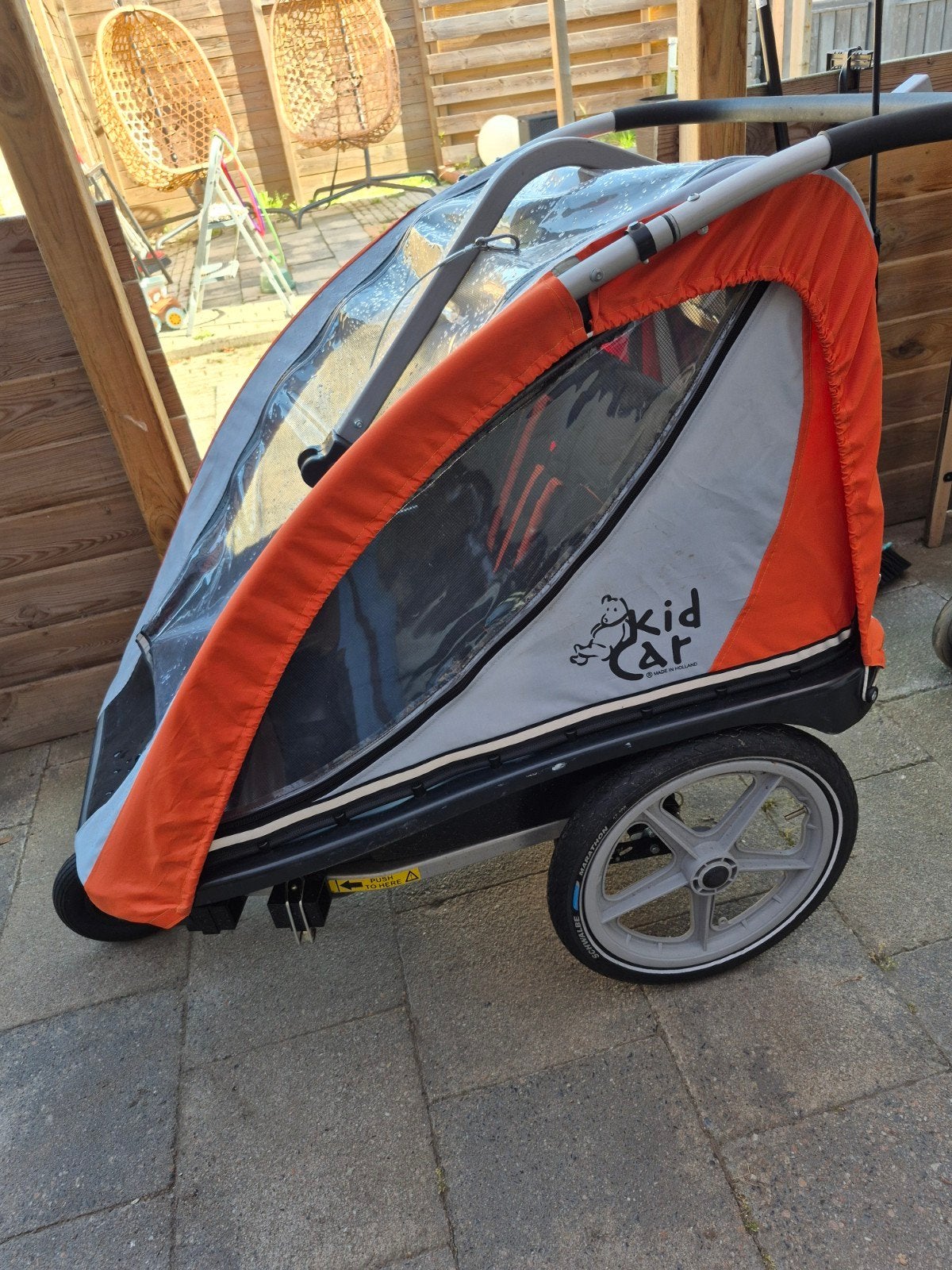 fietskar voor 2 kinderen, Ophalen, Gebruikt, Kinderkar, 40 tot 60 kg