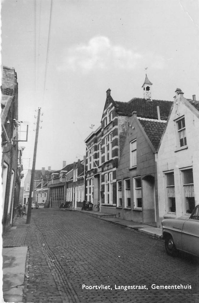 378-322-029 Poortvliet Langestraat, Verzamelen, Ansichtkaarten | Nederland, Verzenden, Voor 1920, Zeeland