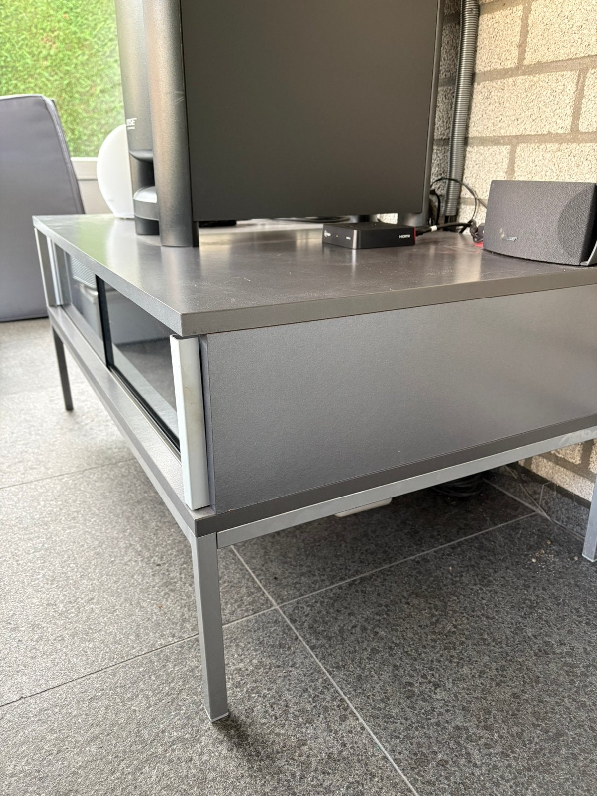 TV-kastje, Ophalen, Gebruikt, 50 tot 100 cm, Teakhout
