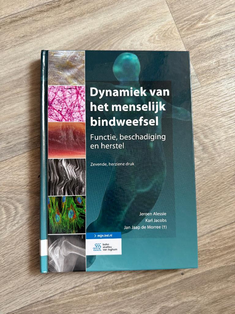 Dynamiek van het menselijk bindweefsel, Boeken, Studieboeken en Cursussen, Ophalen of Verzenden, Beta, Zo goed als nieuw, HBO