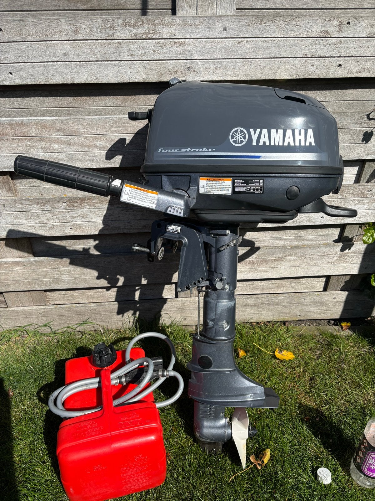 Yamaha 4 pk buitenboordmotor kortstaart 2016 z.g.a.n., Watersport en Boten, Ophalen, Minder dan 5 pk, Zo goed als nieuw, Buitenboordmotor