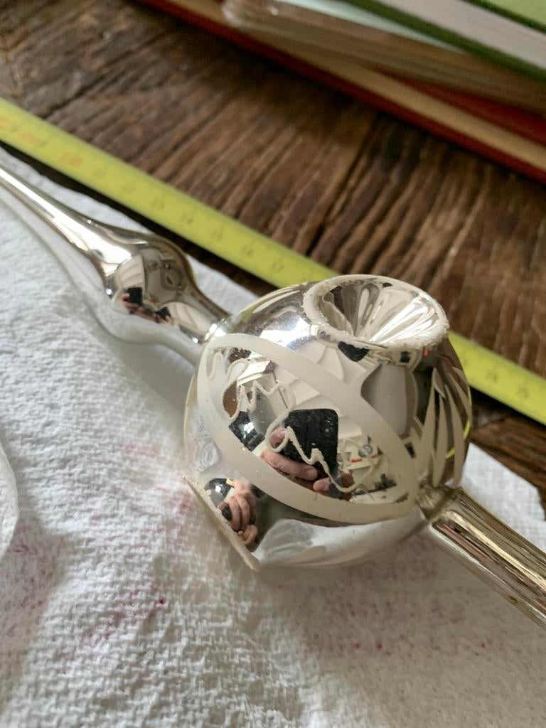 #kerst vintage kerstboom deuk piek, Diversen, Kerst, T, Ophalen of Verzenden, Zo goed als nieuw, N