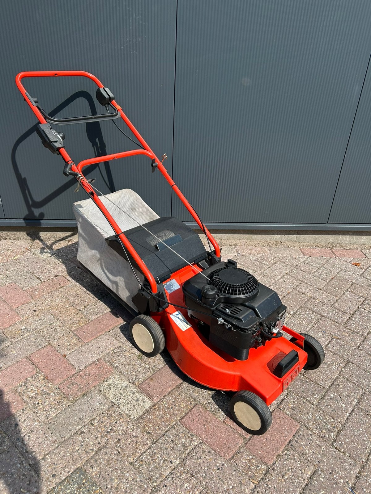 Sabo benzine grasmaaier, Ophalen, Gebruikt