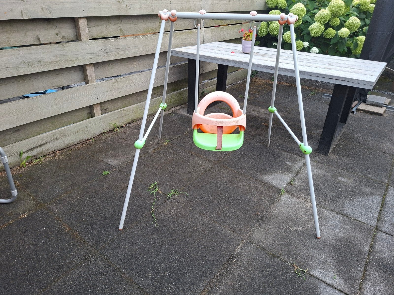 Smoby schommel met babyzitje, Kinderen en Baby's, Speelgoed | Buiten | Speeltoestellen, Ophalen, Gebruikt, Schommel