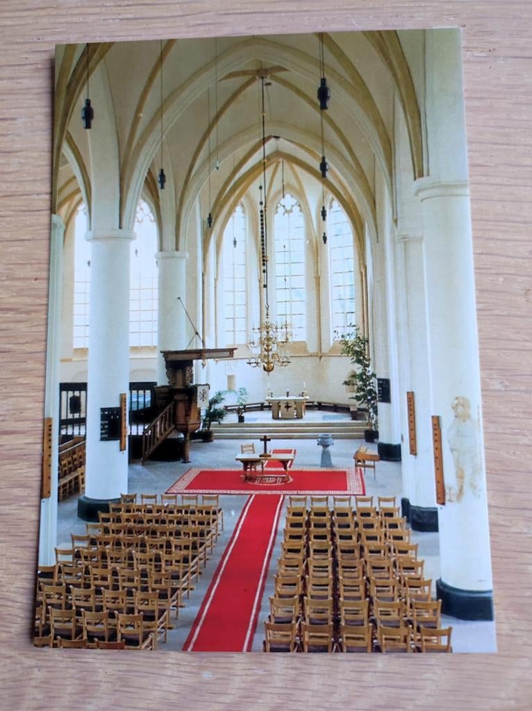 Ansichtkaart Grote Kerk Lochem - Middenbeuk en koor, Verzamelen, Ophalen of Verzenden, 1980 tot heden, Ongelopen, Gelderland