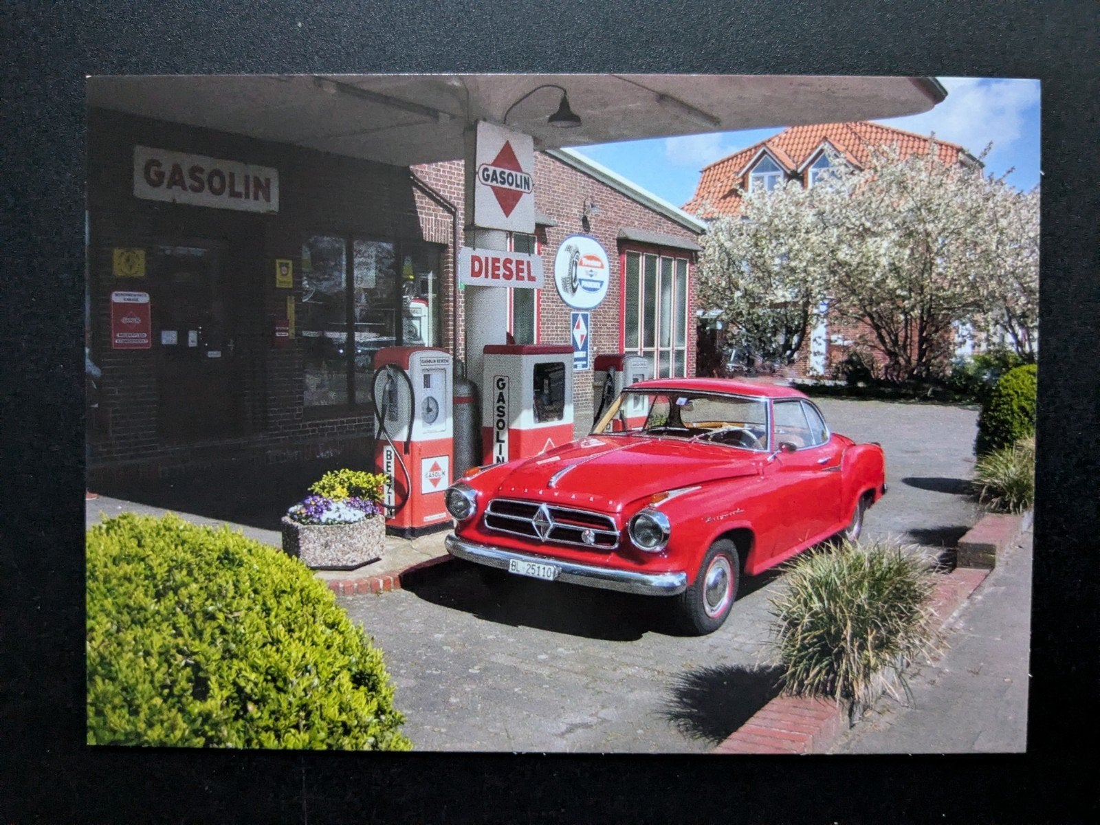 Ansichtkaart BORGWARD Isabella Coupé 1961, Ophalen of Verzenden, 1960 tot 1980, Ongelopen, Voertuig