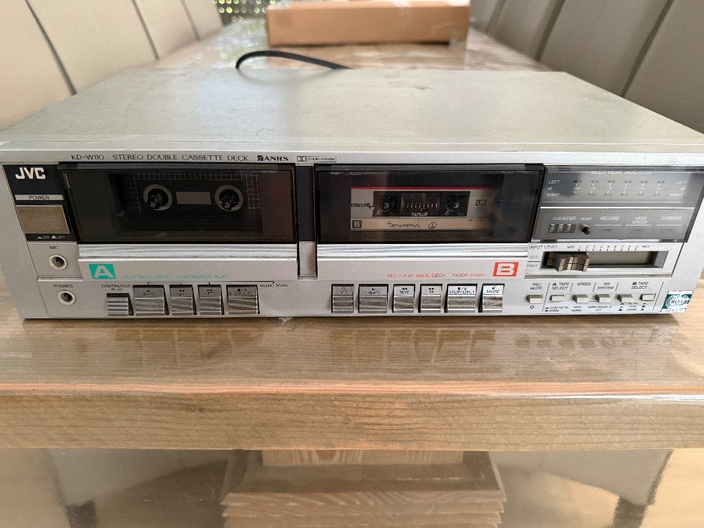 Dubbele cassettedeck JVC, Ophalen of Verzenden, JVC