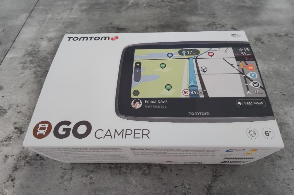 TomTom Go Camper+Caravan+Auto, Auto diversen, Autonavigatie, Ophalen of Verzenden, Zo goed als nieuw