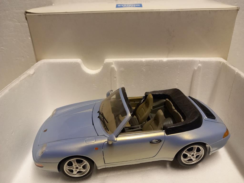 Porsche 911 cabriolet special Standox lak Limited 1:18 KRD, Ophalen of Verzenden, Zo goed als nieuw, Auto, Overige merken