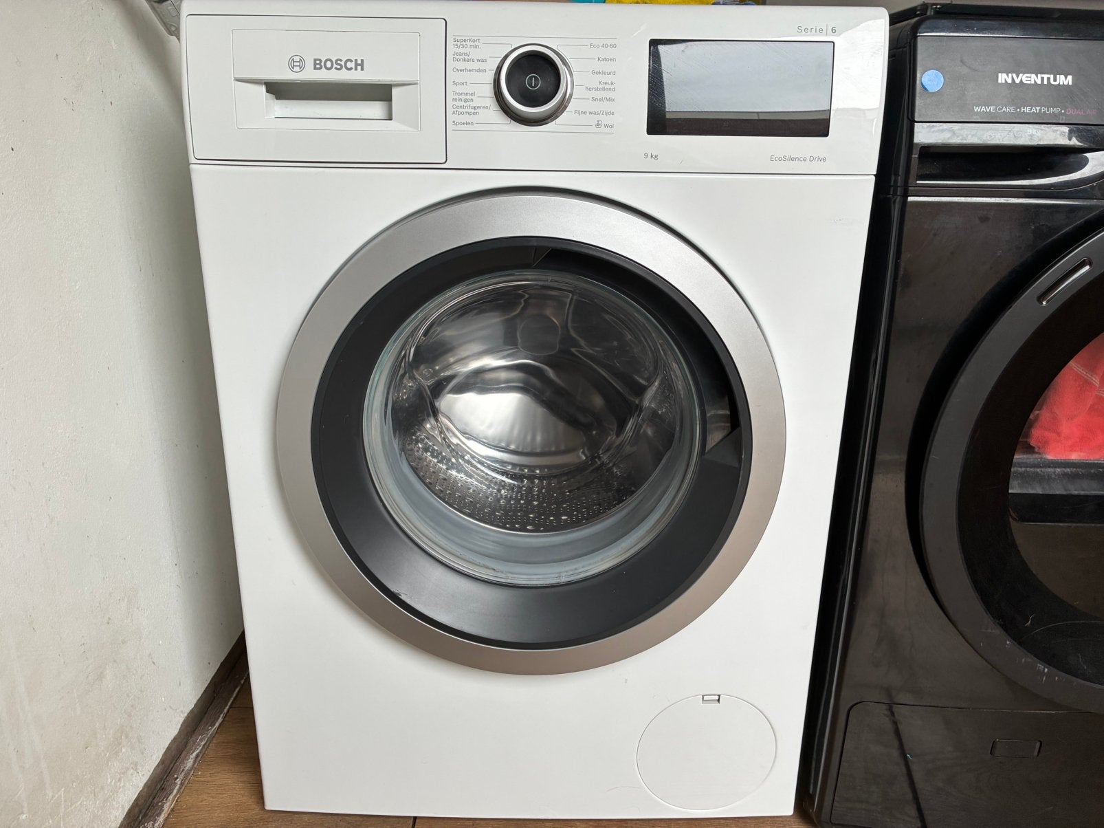 In Perfecte staat zeer Luxe Bosch Serie6 EcoSilence 9Kg, Bosch, 1200 tot 1600 toeren, 8 tot 10 kg, Ophalen of Verzenden