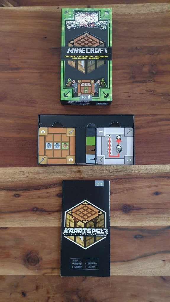 Minecraft kaarstpel, Mojang. Compleet en als nieuw. 5C7, Tweedehands verkoop, Tweedehands verkoop, Gebruikt, Ophalen of Verzenden
