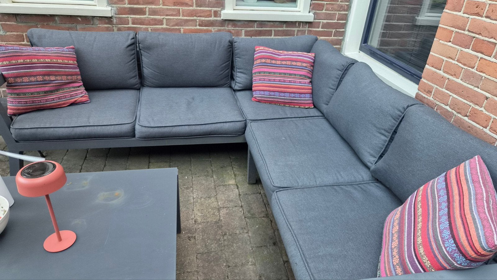 Mooie loungeset van Garden Impressions. 4 jaar oud, Ophalen, 4 zitplaatsen, Gebruikt, Bank
