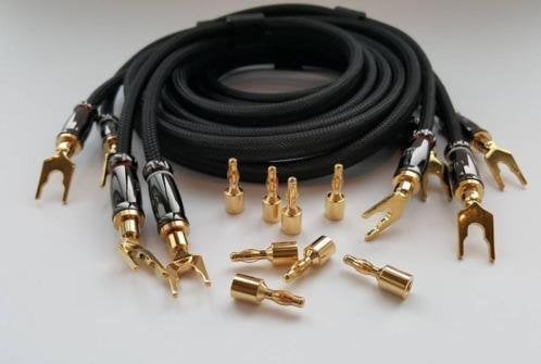 Ludic Hera loudspeakercable set [2pcs] length 2 mtr, Audio, Tv en Foto, Ophalen of Verzenden, Nieuw, 2 tot 5 meter