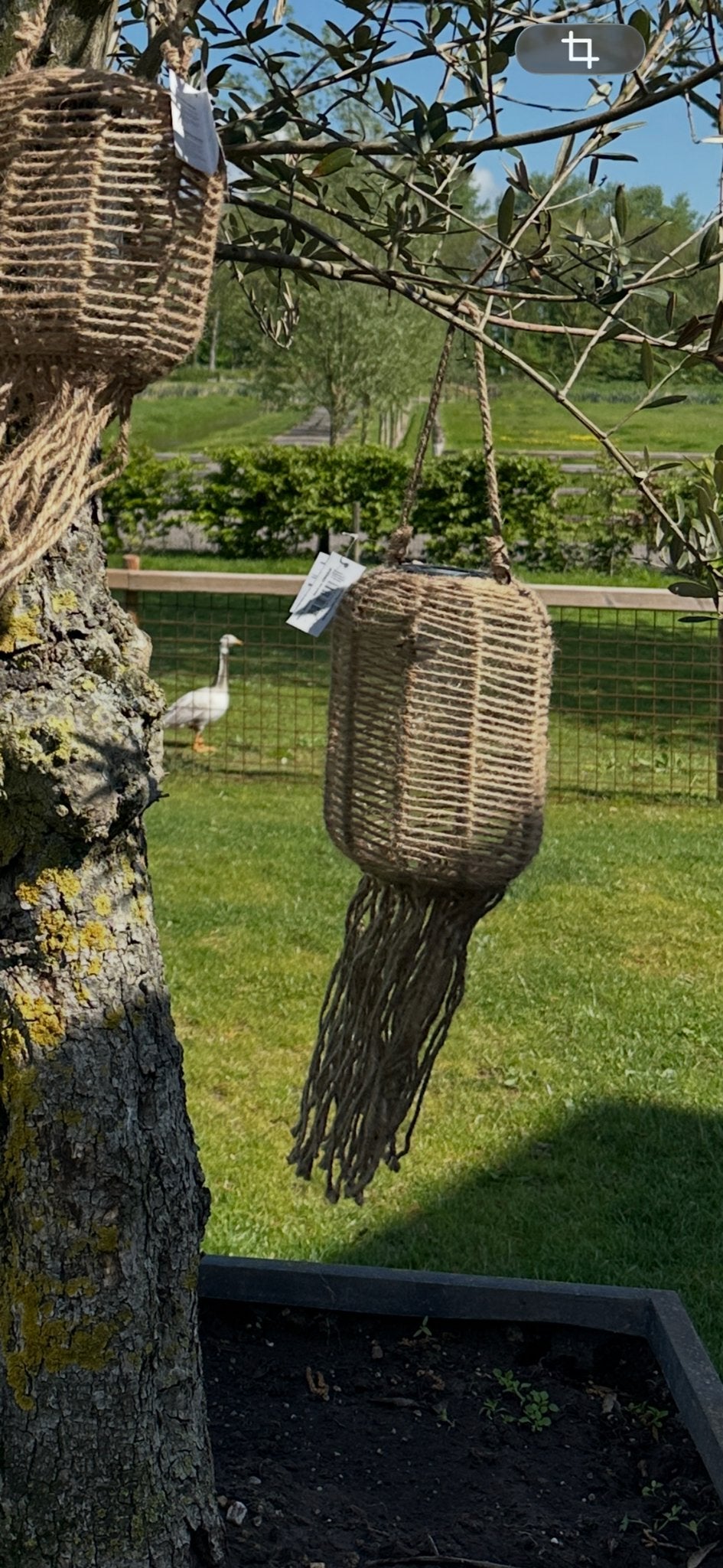 Sfeervolle Solar Jute Hanglamp Onora - Ibiza Stijl, Ophalen of Verzenden, Nieuw