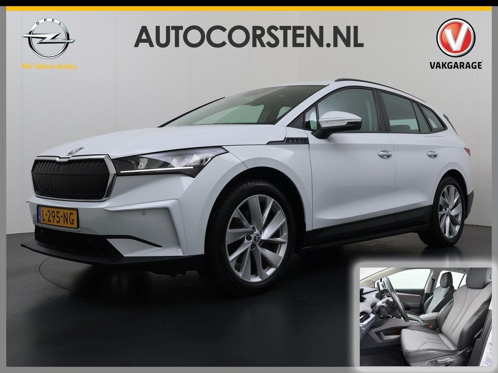 Skoda Enyaq iV 60 SOH 93% Adap.Cruise Stuur+Stoelverwarming, Auto's, Skoda, Bedrijf, Te koop, Enyaq, ABS, Achteruitrijcamera, Adaptive Cruise Control
