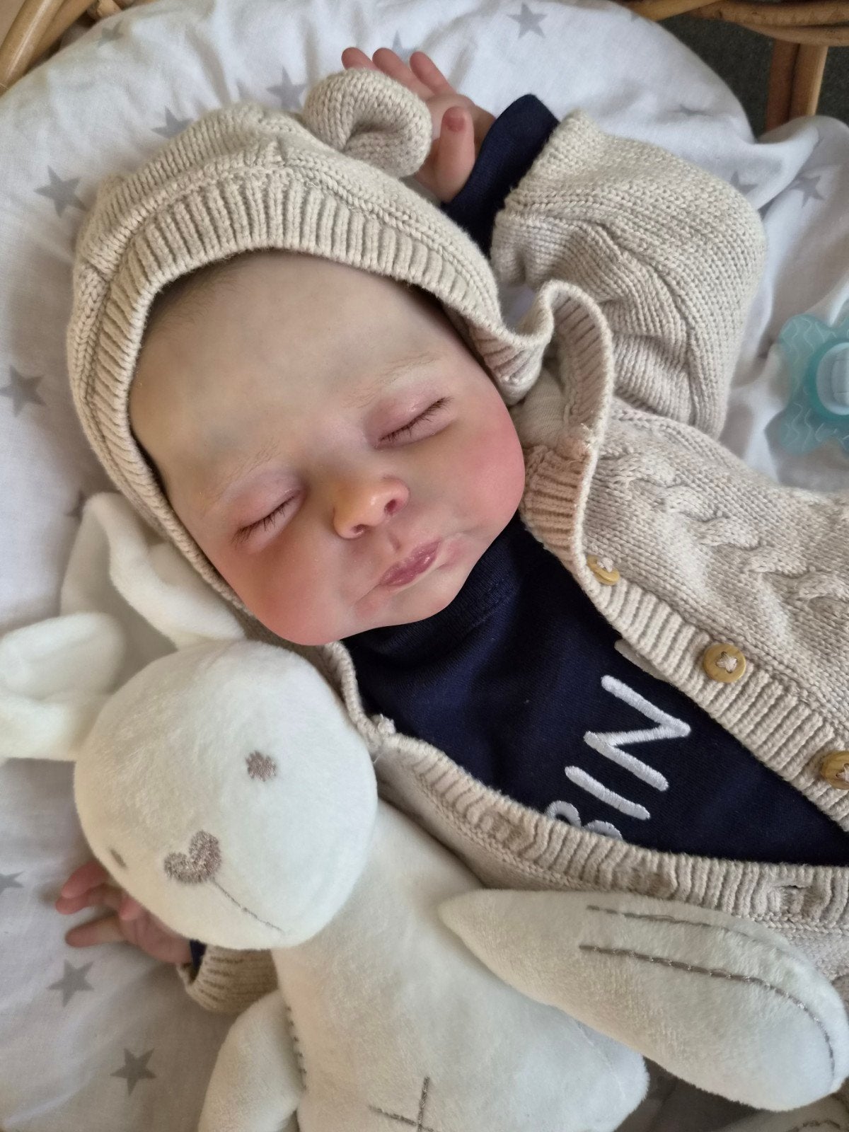Prachtige reborn baby 48,5cm NIEUW, Verzamelen, Ophalen of Verzenden, Nieuw, Babypop, Levensecht of Reborn