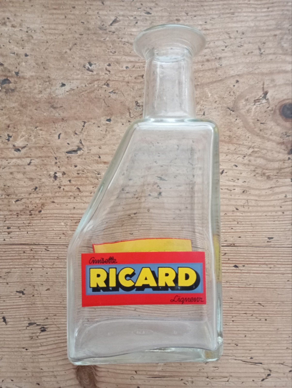 Vintage Ricard schenkkan Fles Glas igst, Ophalen of Verzenden, Gebruiksvoorwerp