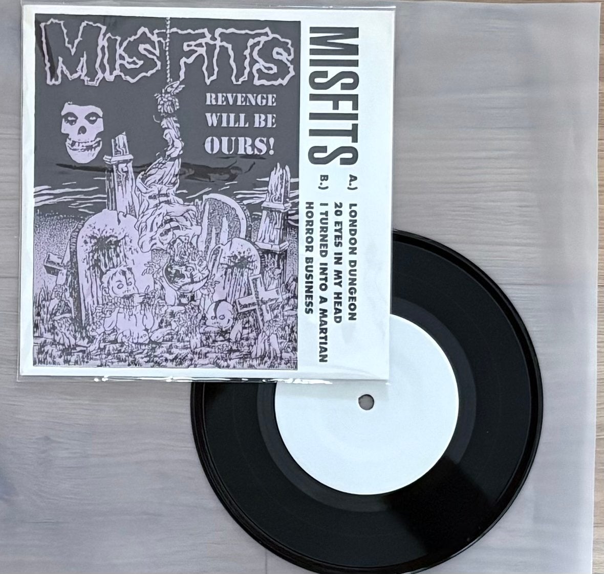 Misfits - Revenge Will Be Ours! Vinyl Single M/NM, Ophalen of Verzenden, Zo goed als nieuw