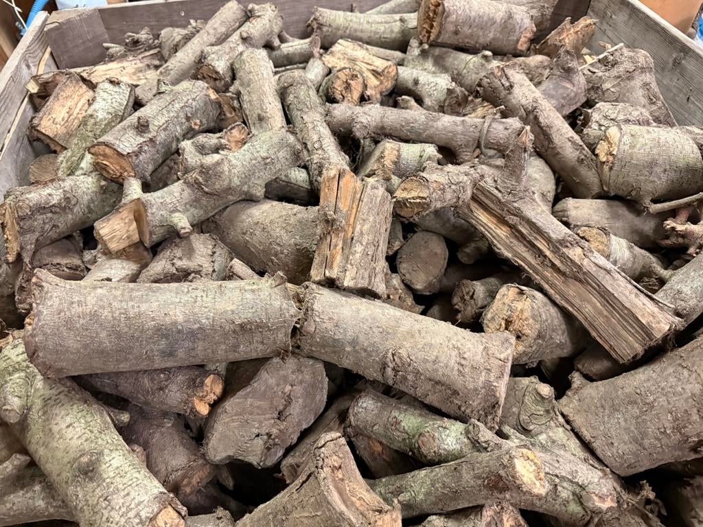 droog perenhout 10 + 1 gratis €6,50 per zak haardhout, Tuin en Terras, Haardhout, Minder dan 3 m³, Ophalen