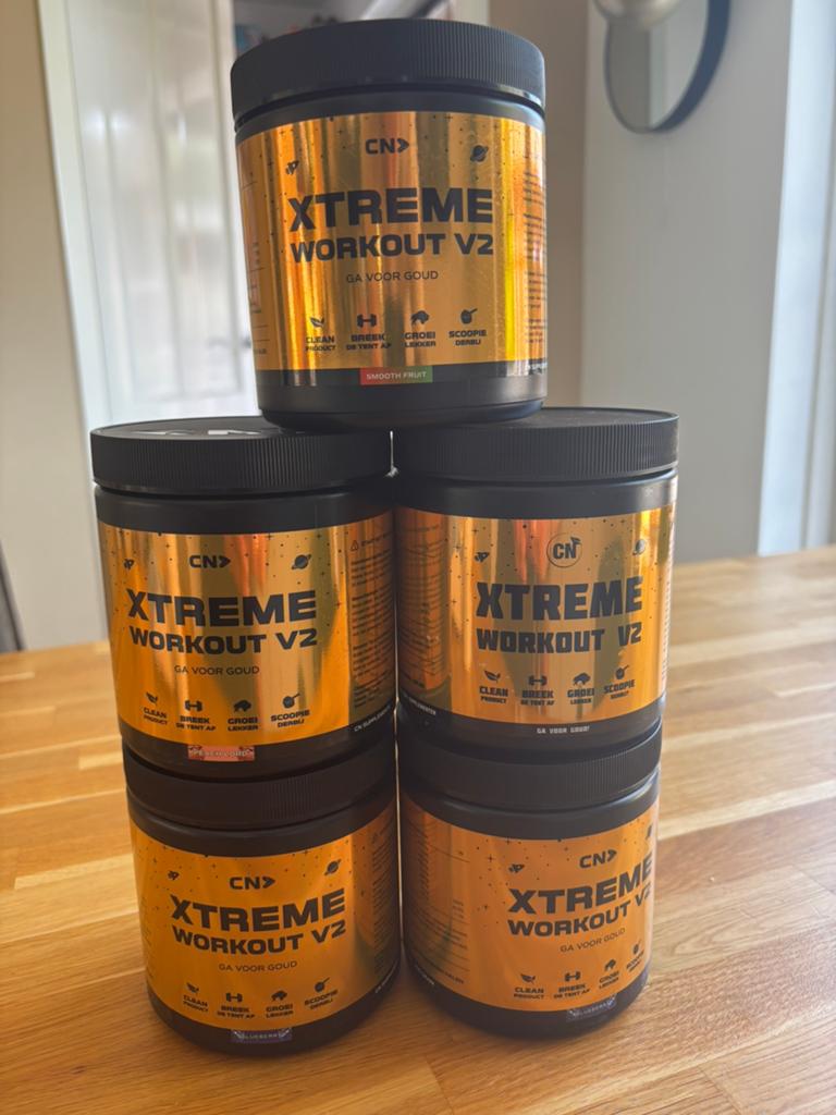 5x Xtreme workout v2 - Clean Nutrition, Ophalen of Verzenden, Nieuw, Poeder of Drank