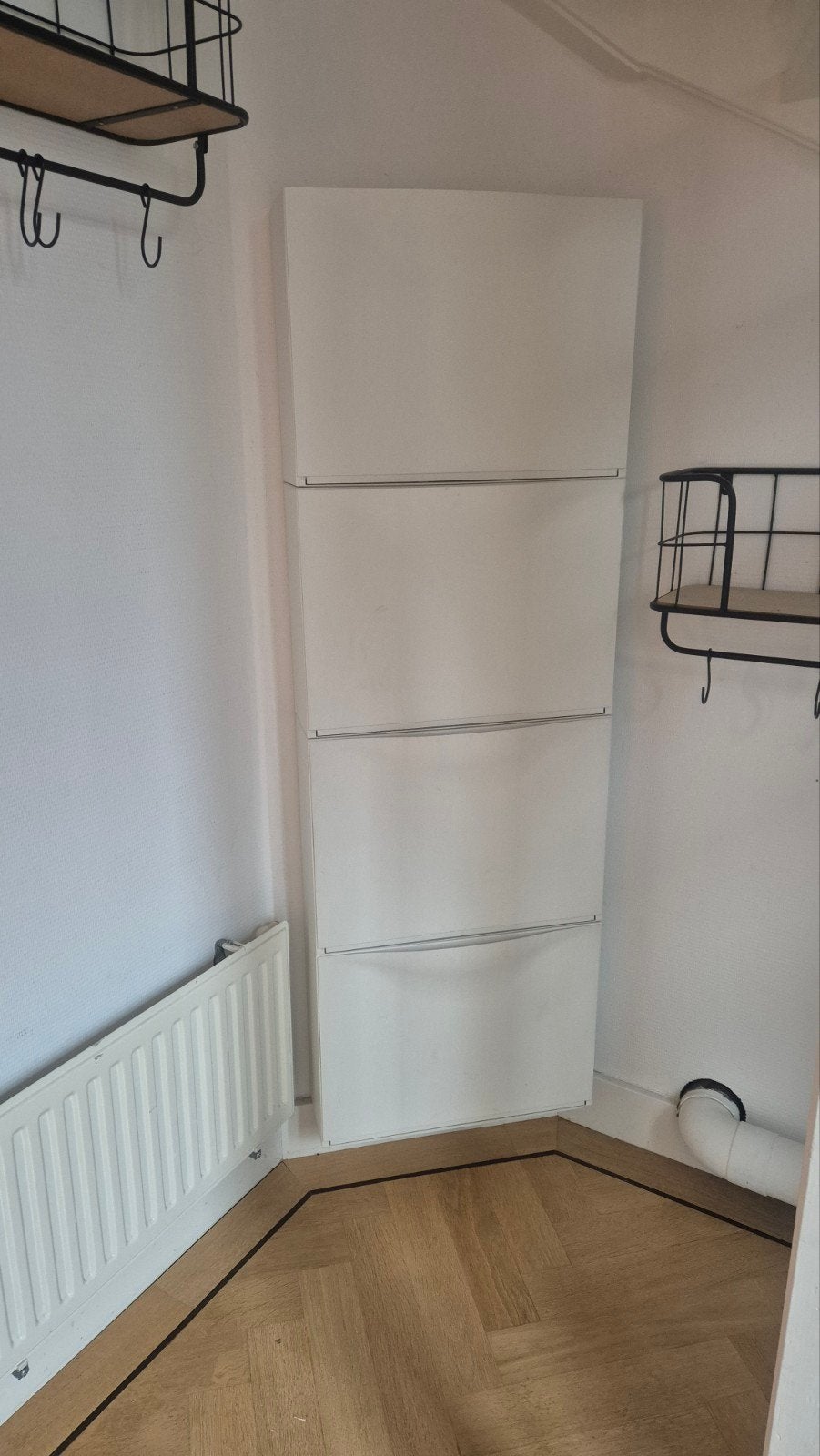 4x IKEA TRONES schoenenkast/opberger wit, Huis en Inrichting, Ophalen, Zo goed als nieuw, Modern, minimalistisch