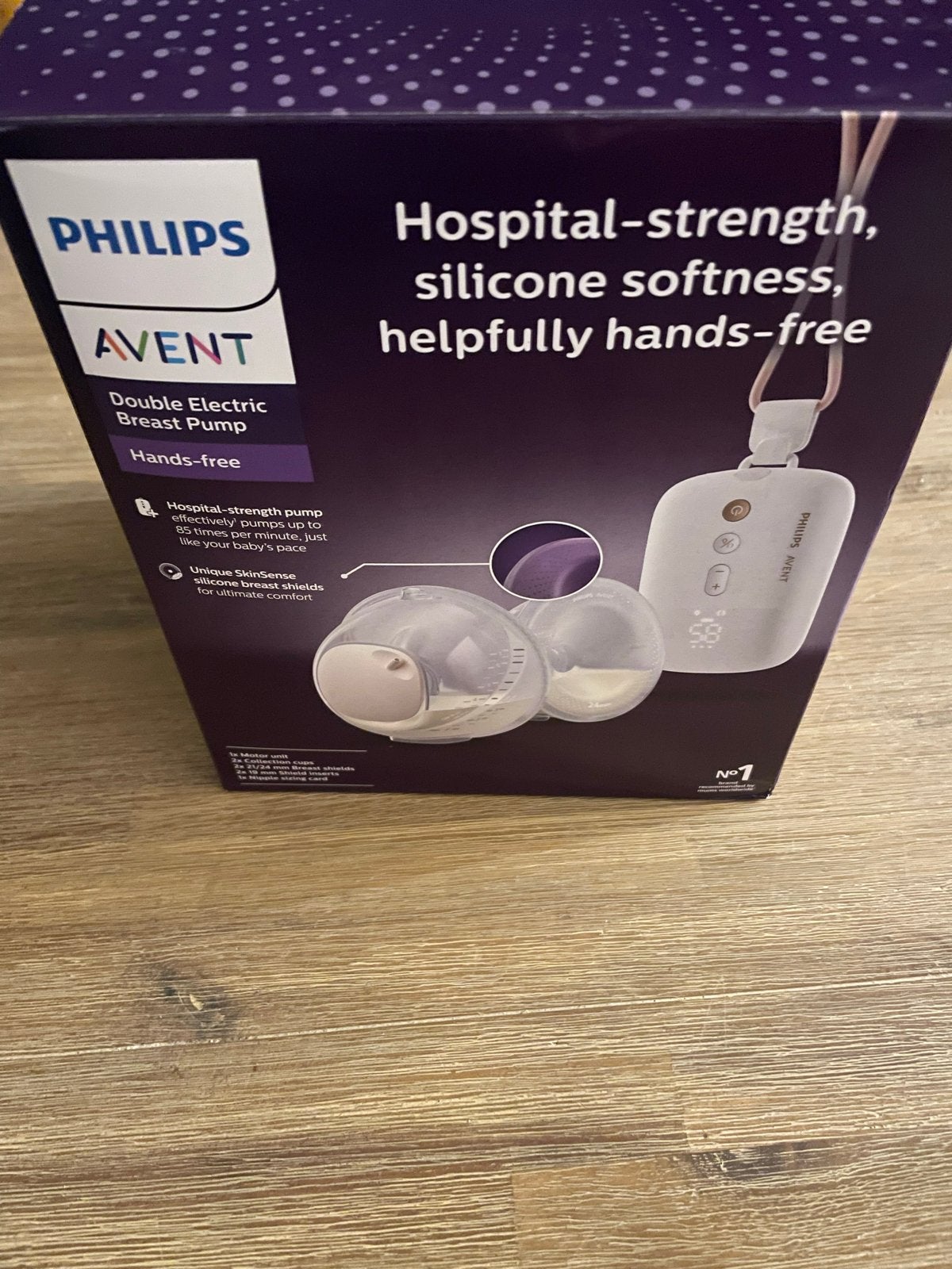 Philips Avent Dubbele Elektrische Borstkolf Handsfree, Ophalen of Verzenden, Zo goed als nieuw