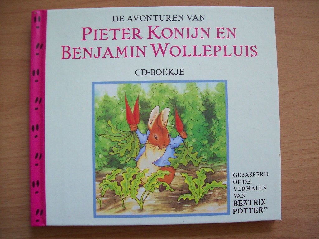 Pieter Konijn en Benjamin Wollepluis - Beatrix Potter CDBoek, Overige typen, Ophalen of Verzenden, Zo goed als nieuw, Verhaal of Sprookje