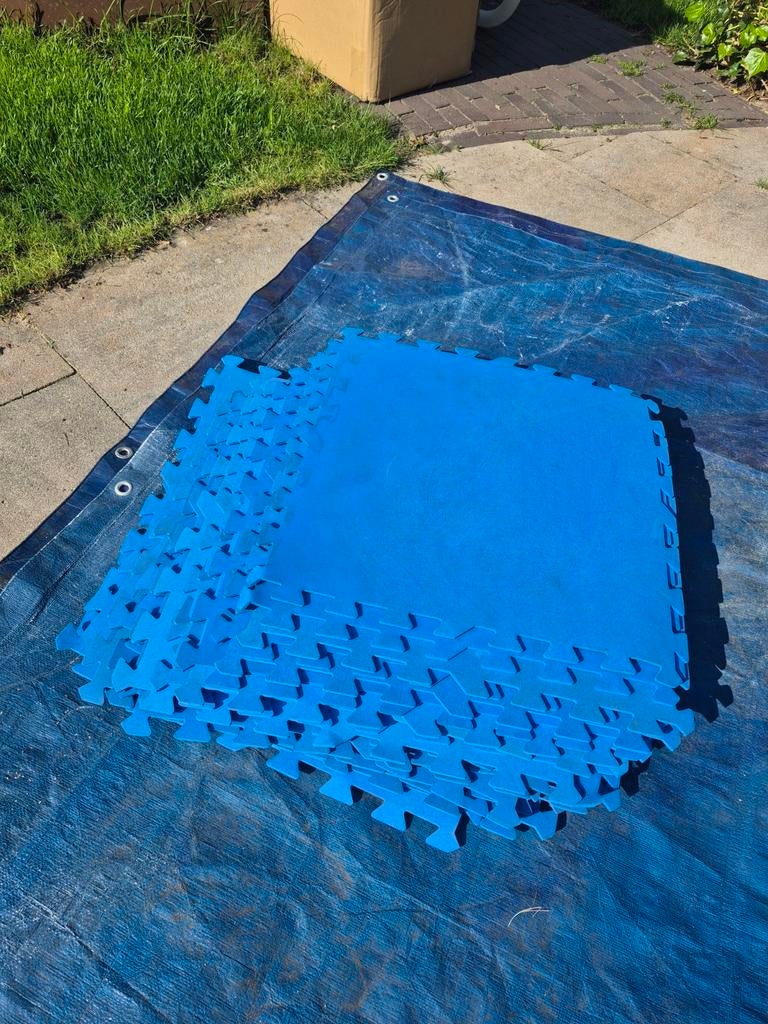 Zwembadtegels, Tuin en Terras, Zwembad-toebehoren, Ophalen, Gebruikt