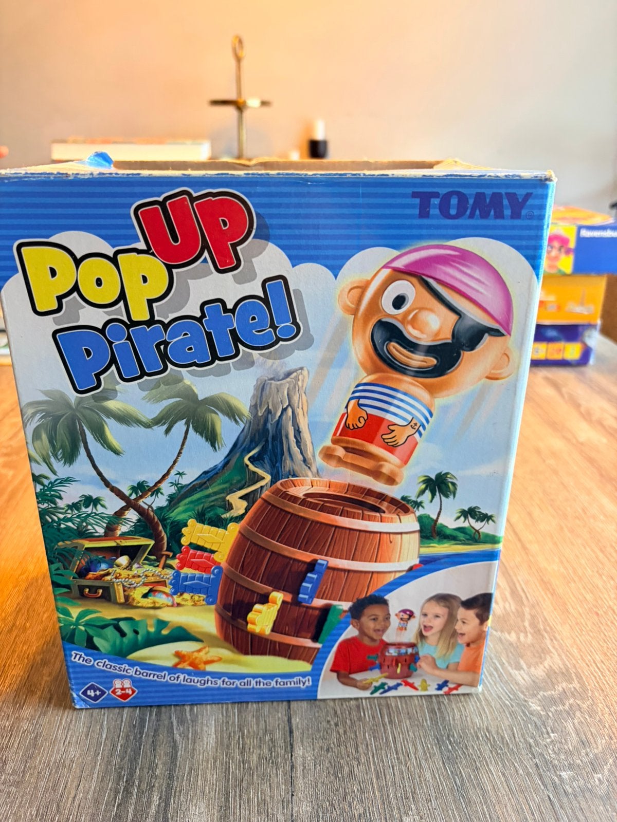 Pop Up Piraat! - Klassiek familiespel van Tomy, Een of twee spelers, Ophalen of Verzenden, Gebruikt