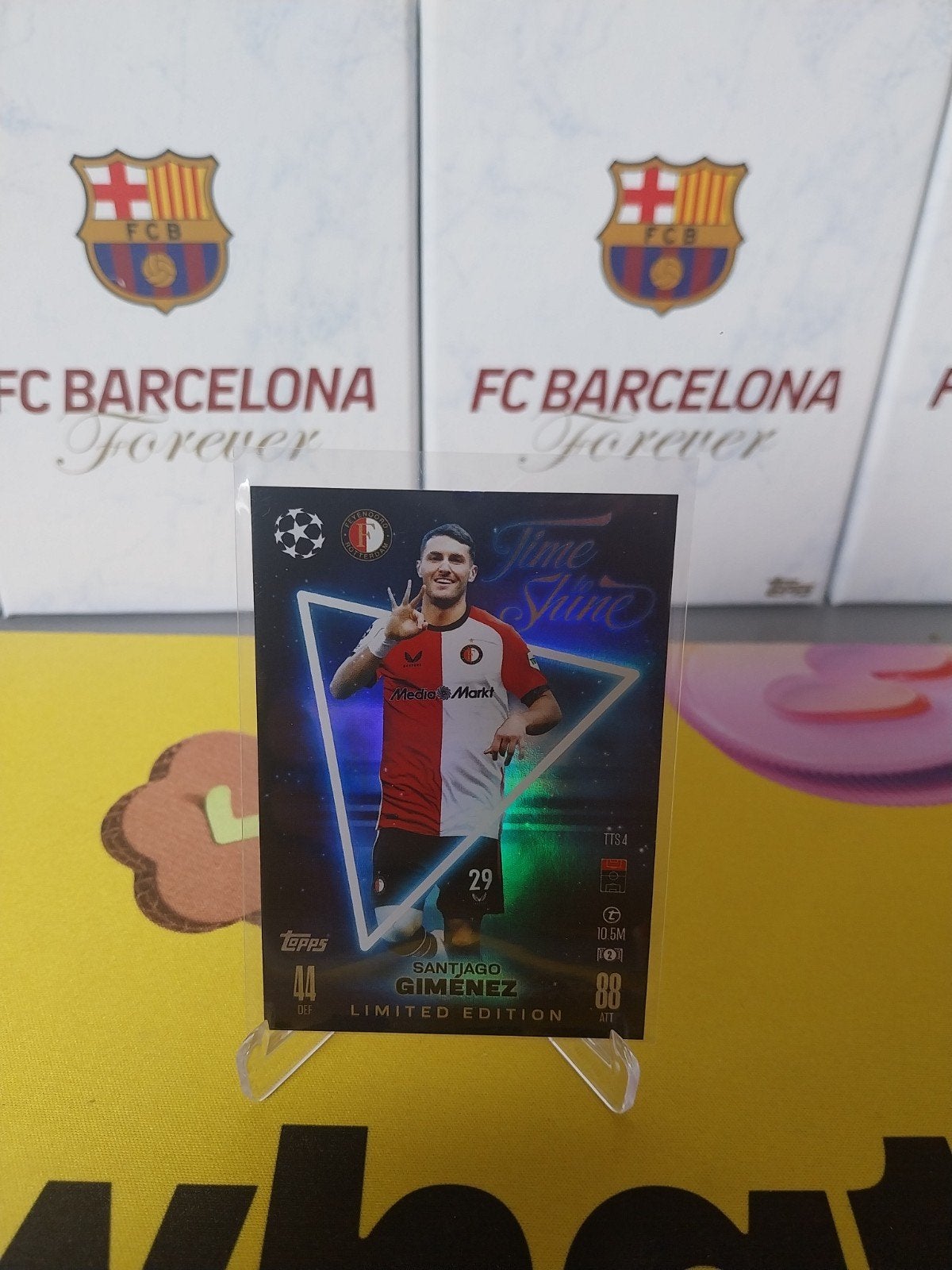 Santiago Gimenez Limited Edition Topps Match Attax, Ophalen of Verzenden, Nieuw, Plaatje