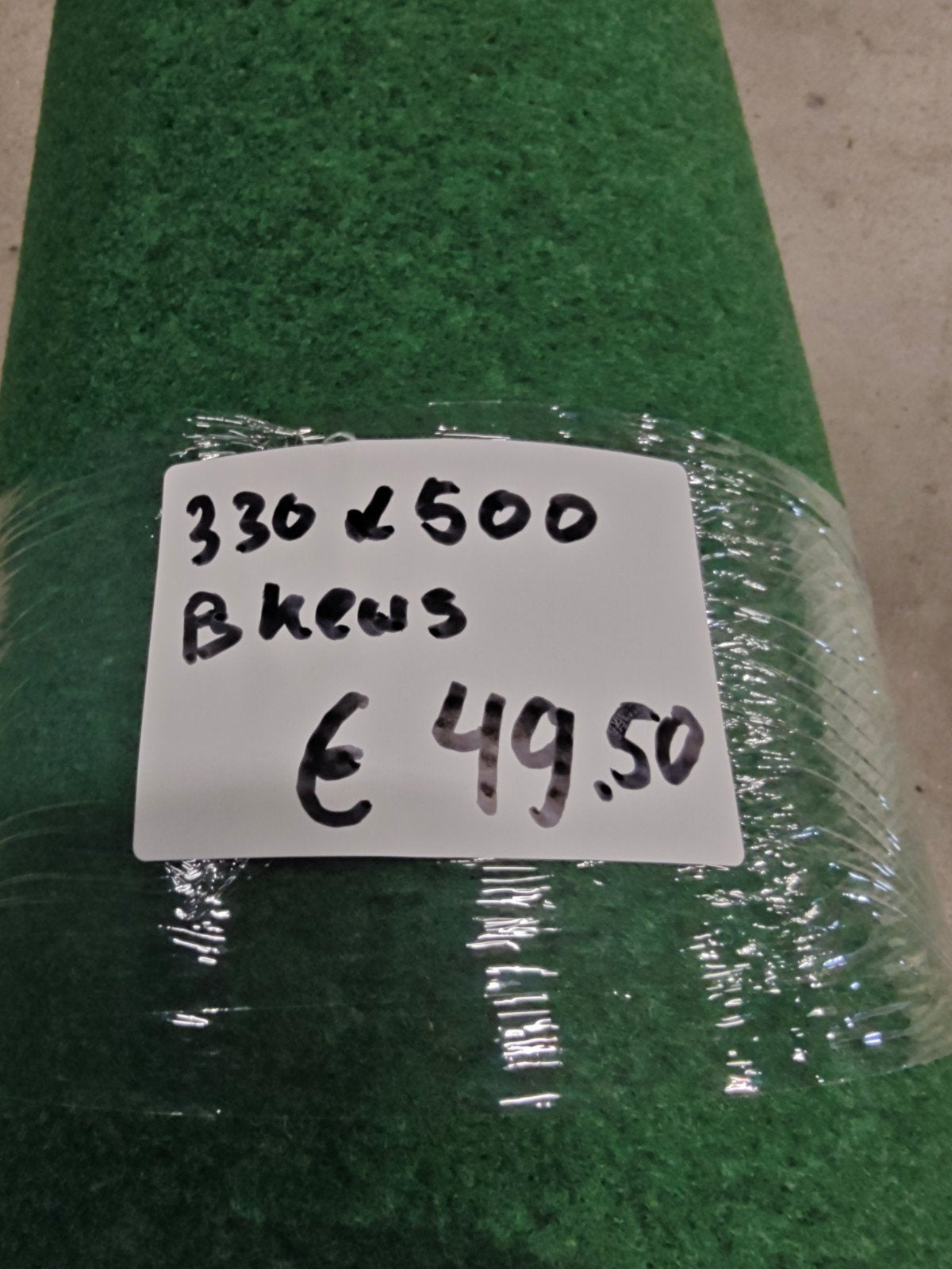 Grasvilt voor onder zwembad of in voortent 500 x 330, Ophalen, Nieuw, Minder dan 10 m², Tapijt