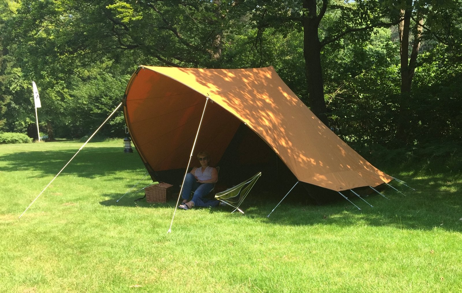 De Waard tent Kuifmees 2p - Zo goed als nieuw, Caravans en Kamperen, Tenten, Ophalen, Zo goed als nieuw, Tot en met 2