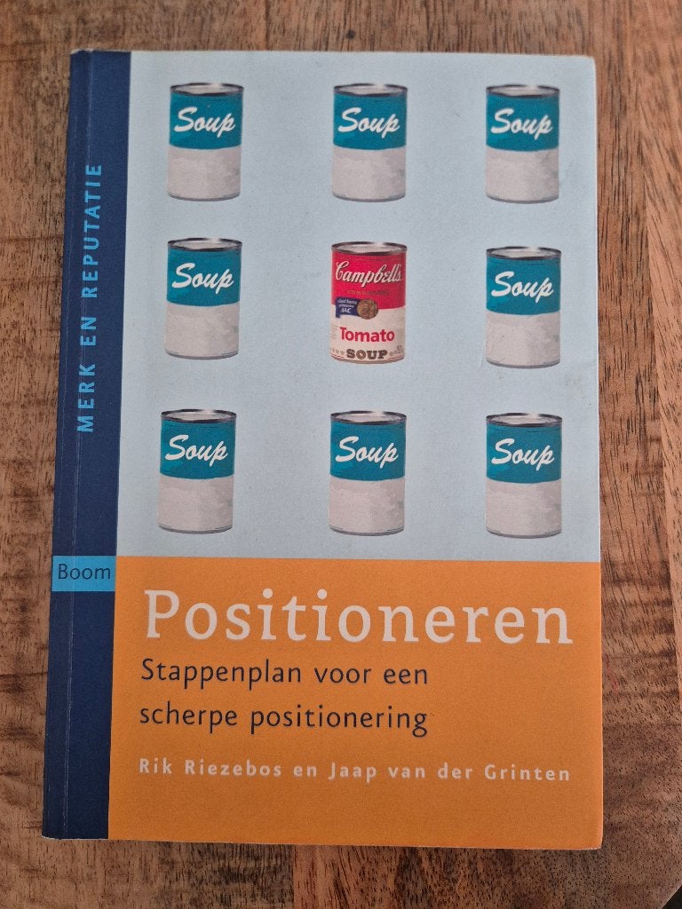 Positioneren, Boeken, Ophalen of Verzenden, Zo goed als nieuw, Management, Riezebos en van der grinten