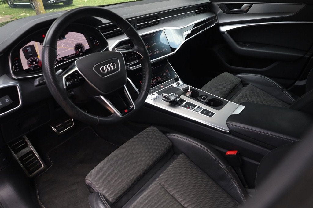 Audi A6 Limousine 45 TFSI Sport Pro Line S Aut. | 3x S-Line, Auto's, Audi, Gebruikt, 4 cilinders, Leder en Stof, Bedrijf