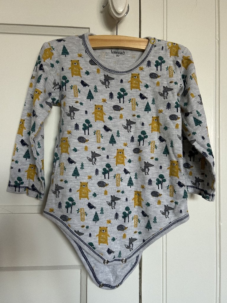 Romper Lamino - mt 92, Ophalen of Verzenden, Zo goed als nieuw, Jongen of Meisje, Nacht- of Onderkleding