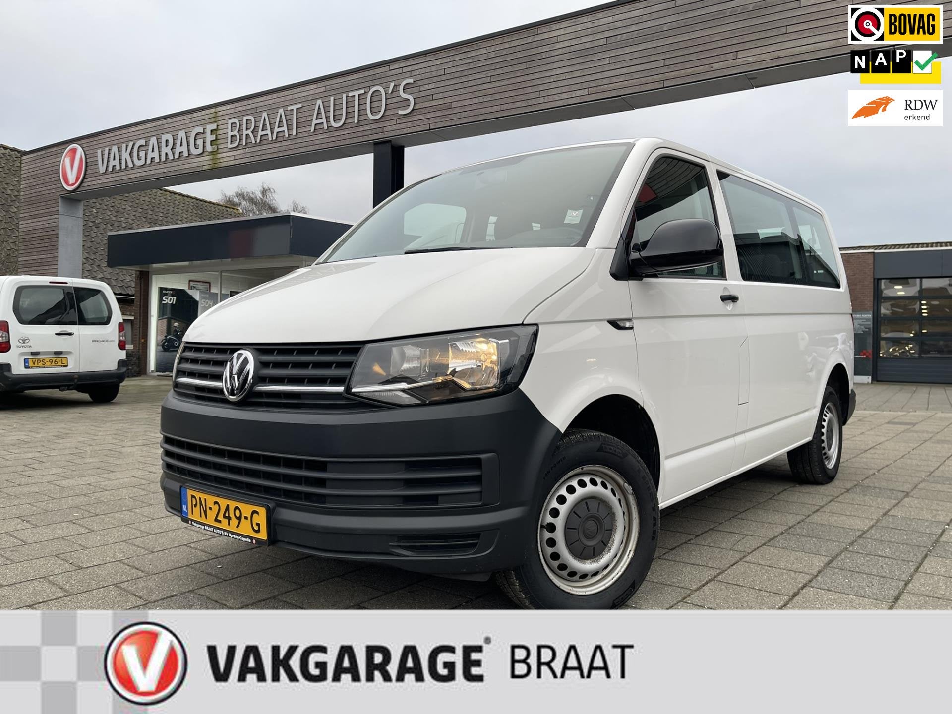 Volkswagen Transporter Kombi 2.0 TSI L1H1 l CNG l EX. BTW, Auto's, Voorwielaandrijving, Stof, Gebruikt, Euro 6