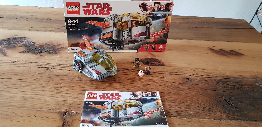 Lego 75176 - StarWars Resistance Transport Pod, Ophalen of Verzenden, Zo goed als nieuw, Complete set, Lego