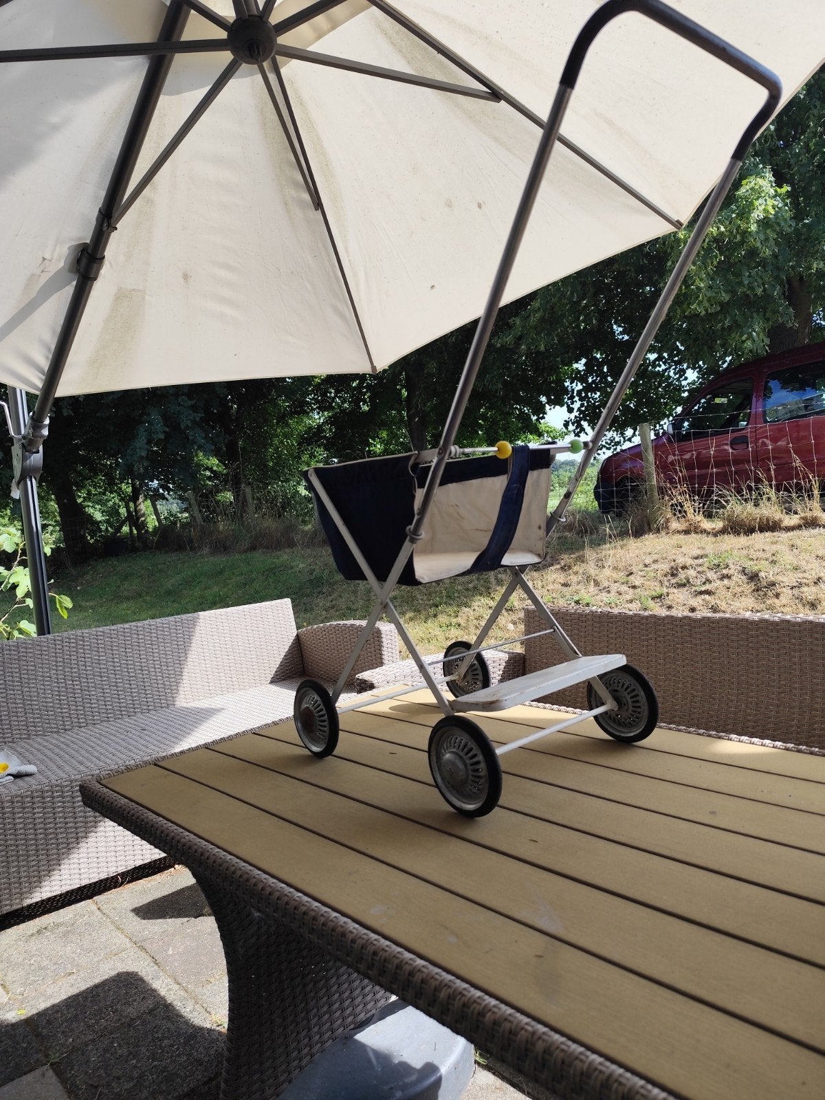 vintage poppenwagen, Antiek en Kunst, Antiek | Speelgoed, Ophalen