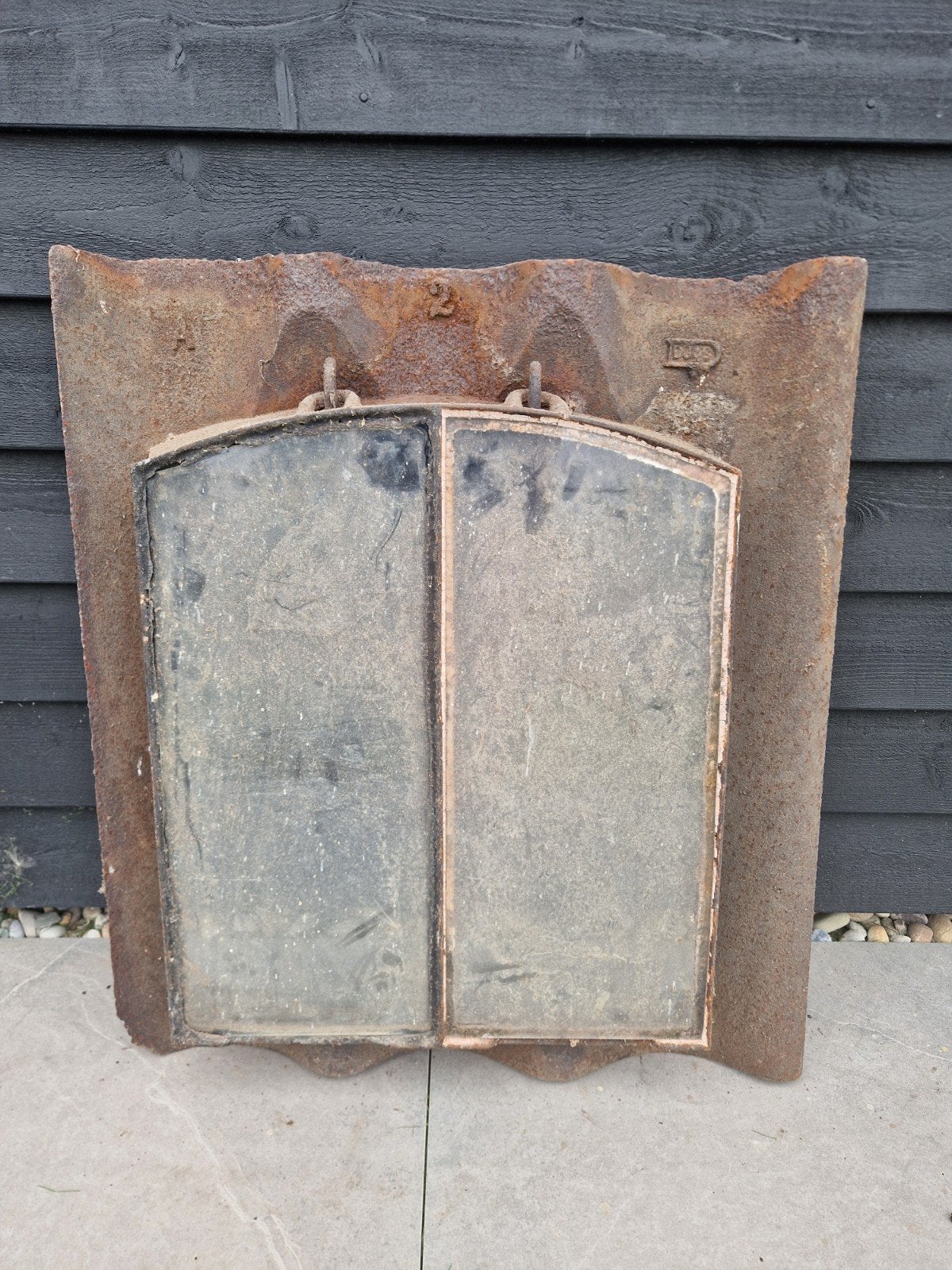 Te koop: oud ijzeren stal raam, Ophalen of Verzenden