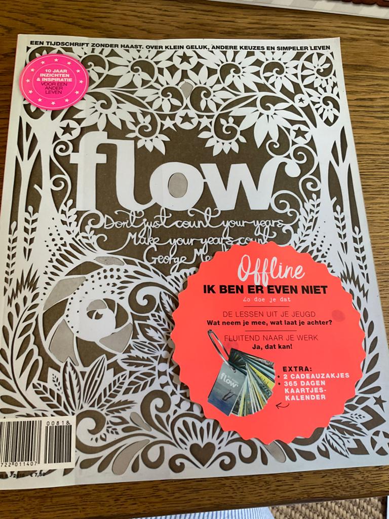 Flow magazine en 365 dagen kalender 2019 - Nieuw, Boeken, Tijdschriften en Kranten, Ophalen of Verzenden, Nieuw, Overige typen