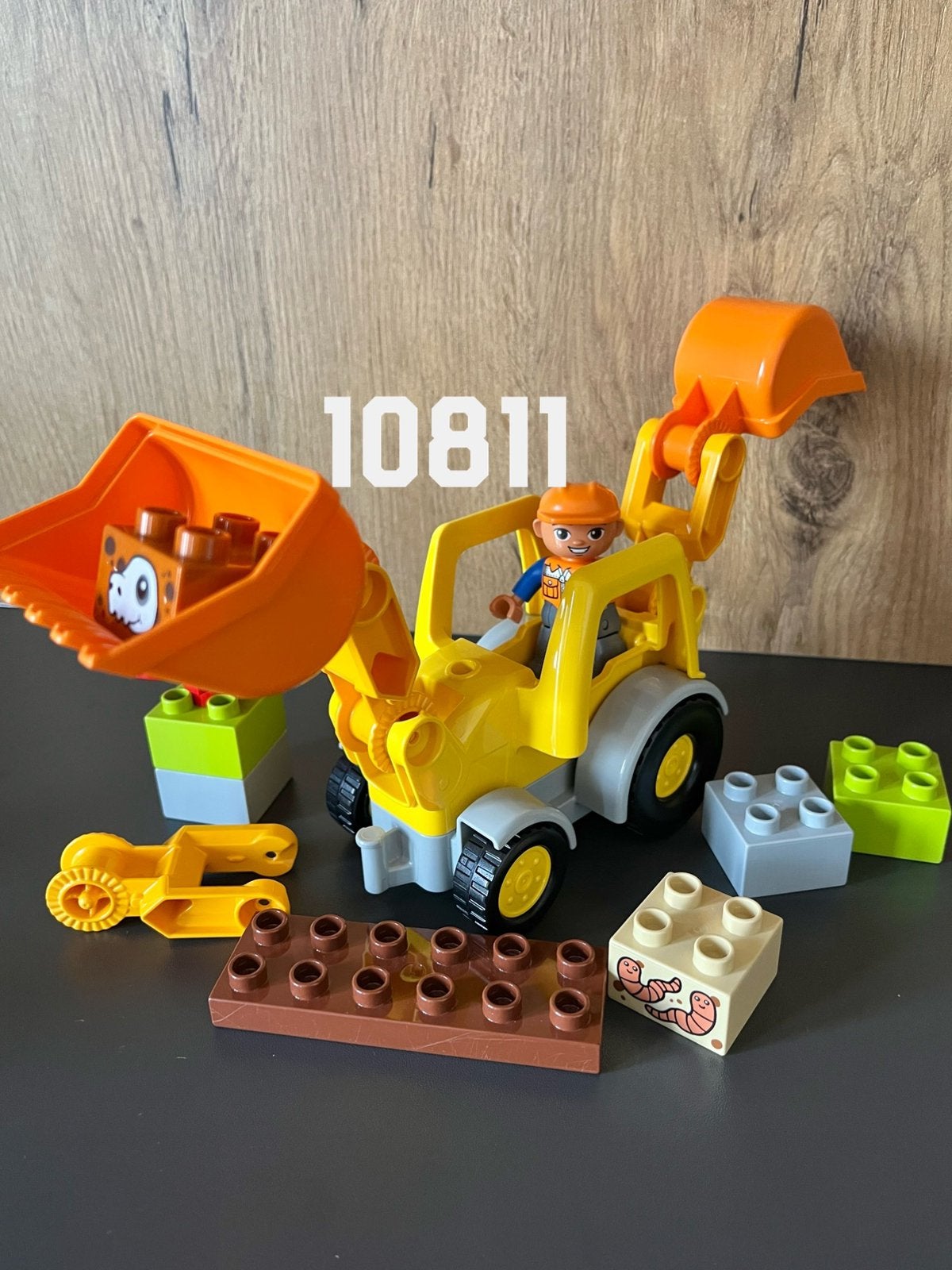 Lego Duplo 10811 - Graafmachine, Ophalen of Verzenden, Zo goed als nieuw, Duplo
