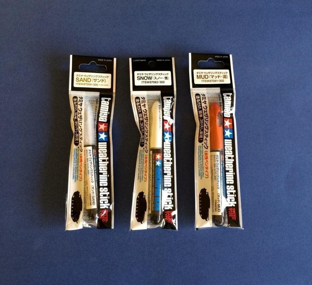 TAMIYA Weathering Sticks Mud - SAND - SNOW, Hobby en Vrije tijd, Verzenden, Nieuw, Groter dan 1:32