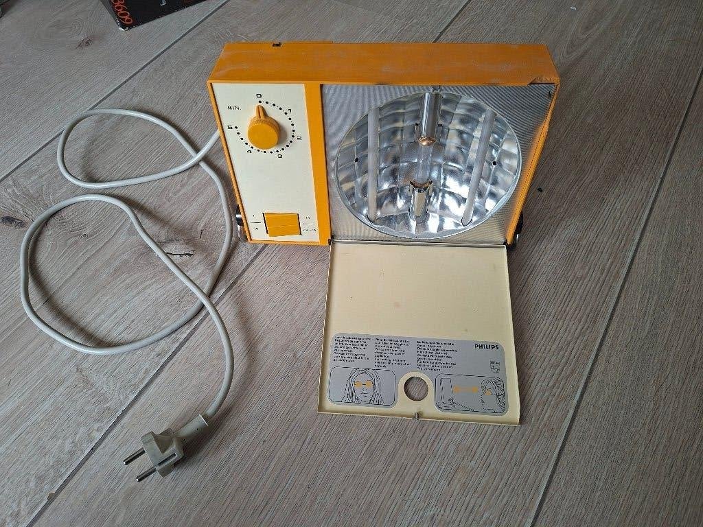 Vintage gezichtsbruiner / hoogtezon Philips de luxe Sunlamp., Ophalen of Verzenden, Persoonlijke verzorging
