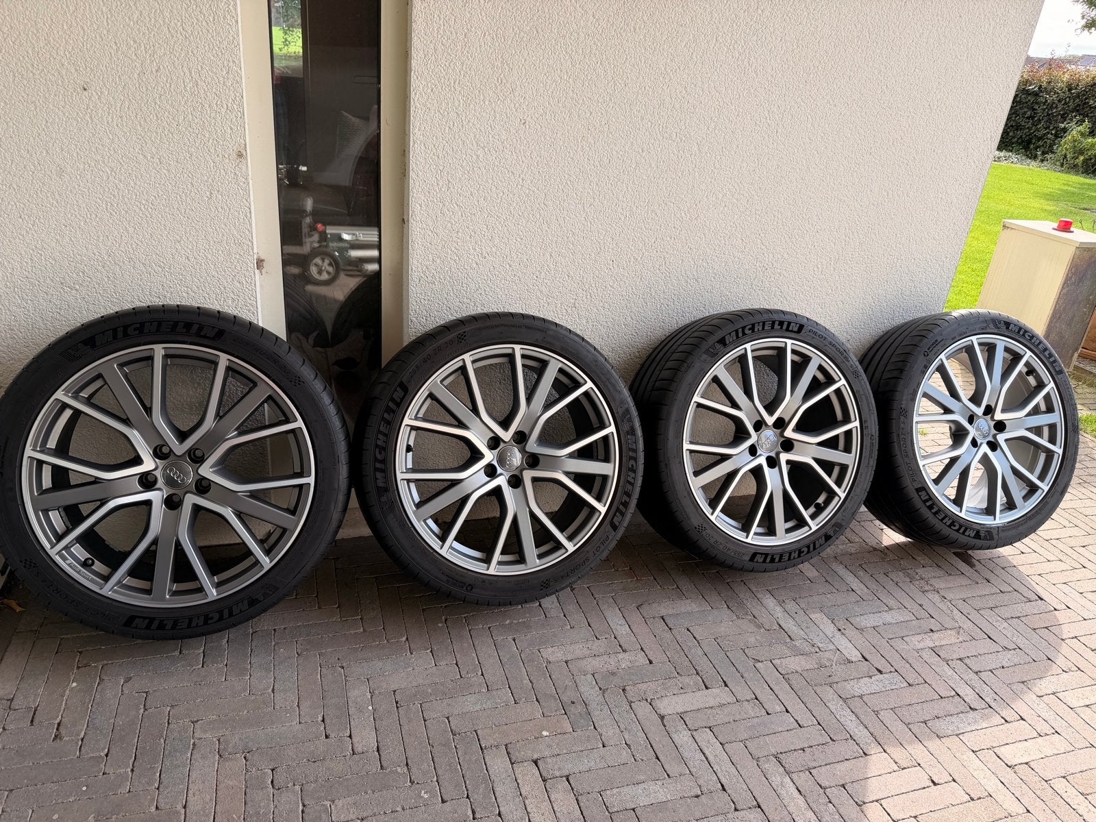 Originele Audi Sport 20 inch velgen Michelin PS4S A6 C8, Auto-onderdelen, Gebruikt, 255 mm, Banden en Velgen, Ophalen of Verzenden