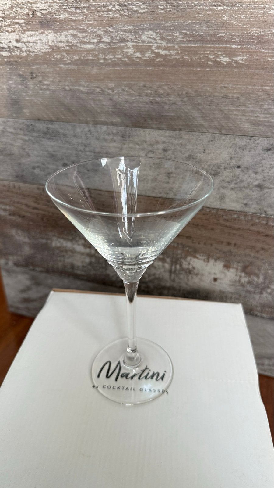 4x Royal Leerdam Martini Cocktail Glazen 260ml - Nieuw, Ophalen, Nieuw, Glas, Overige merken