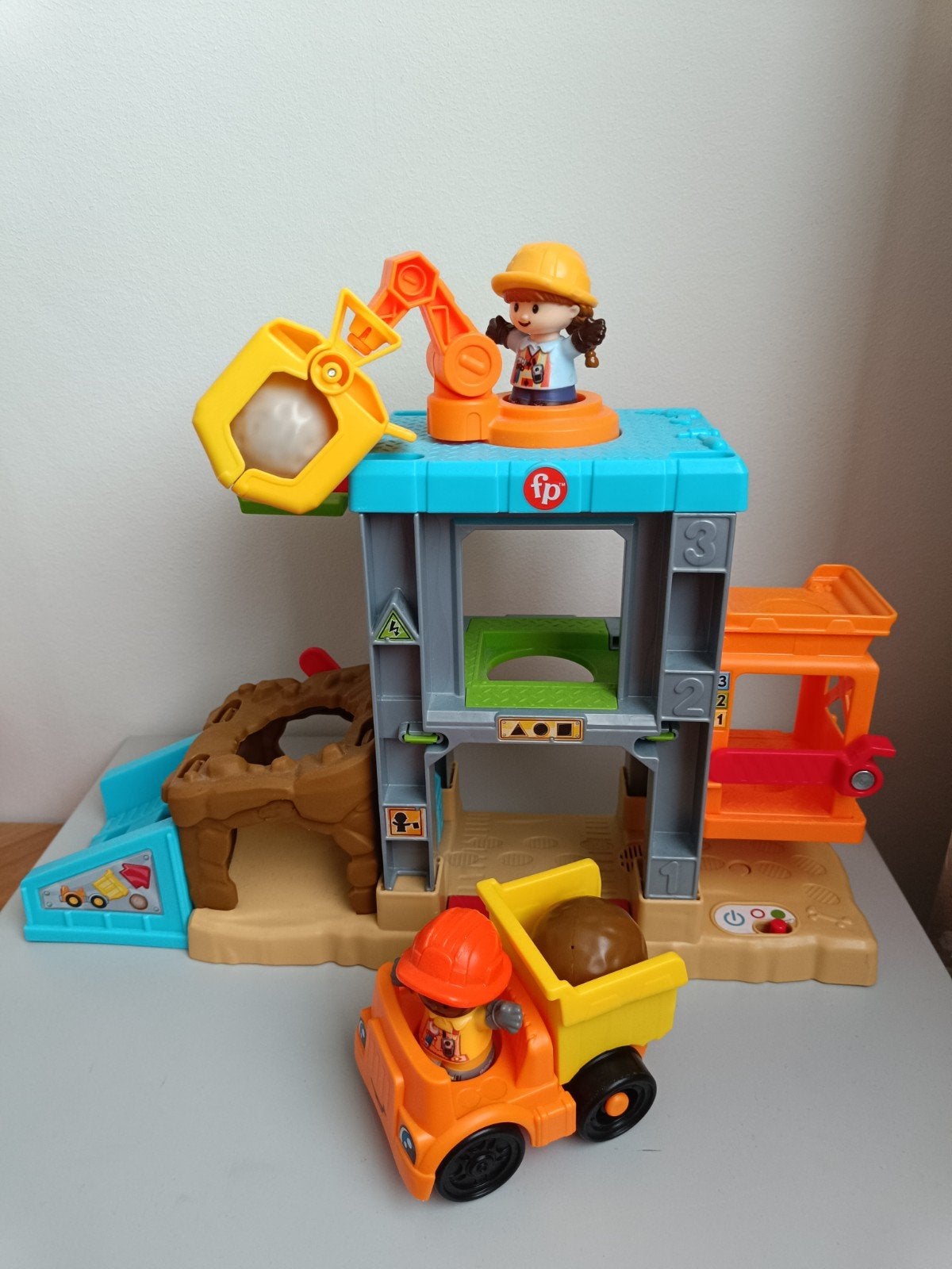 Fisherprice Little People bouwplaats, Ophalen of Verzenden, Zo goed als nieuw, Speelset