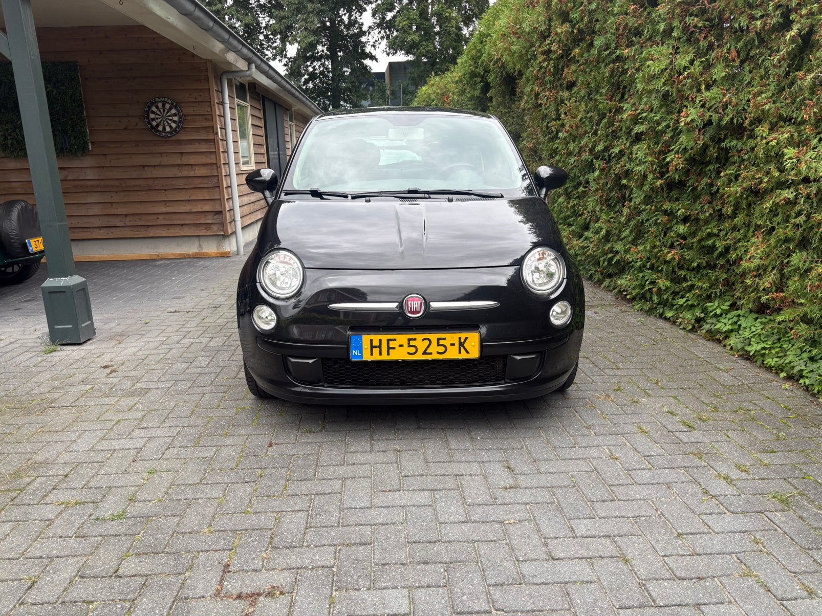 Fiat 500 0.9 Twinair C 2015 Zwart, Voorwielaandrijving, Dealer onderhouden, 840 kg, Zwart