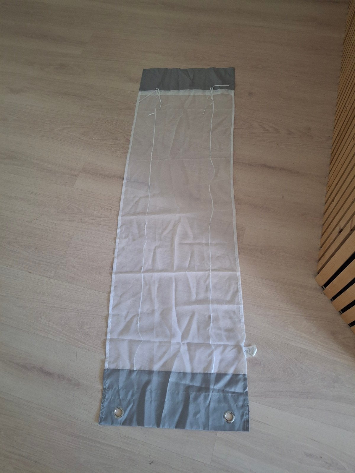 Joyswahl Rolgordijn - Wit/Grijs Polyester (160x60 cm), Huis en Inrichting, Stoffering | Gordijnen en Lamellen, Lichtdoorlatend